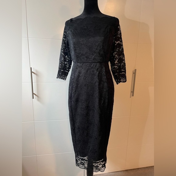 princess polly baby blue dress Funeral Dress in Black For Women & Ladies Plus Size Outfit by MQ1857